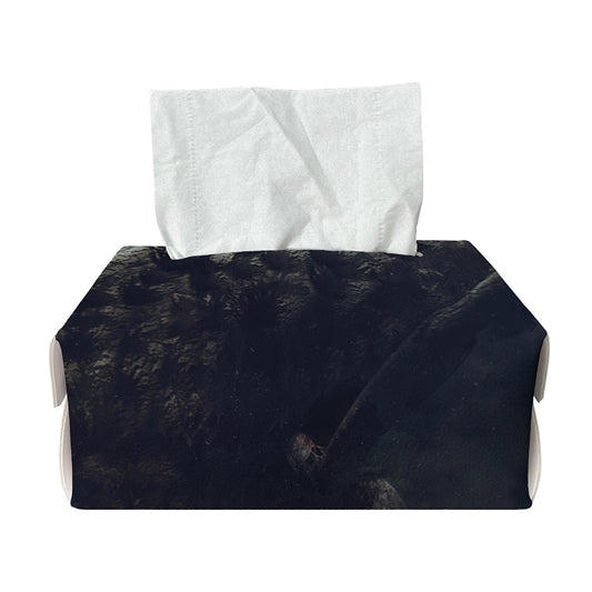 Owl At Night Print Rectangle Tissue Box Cover