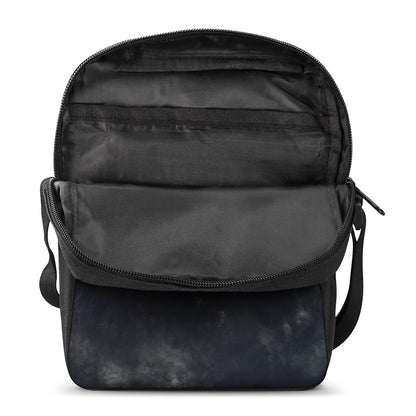 Owl At Night Print Rectangular Crossbody Bag