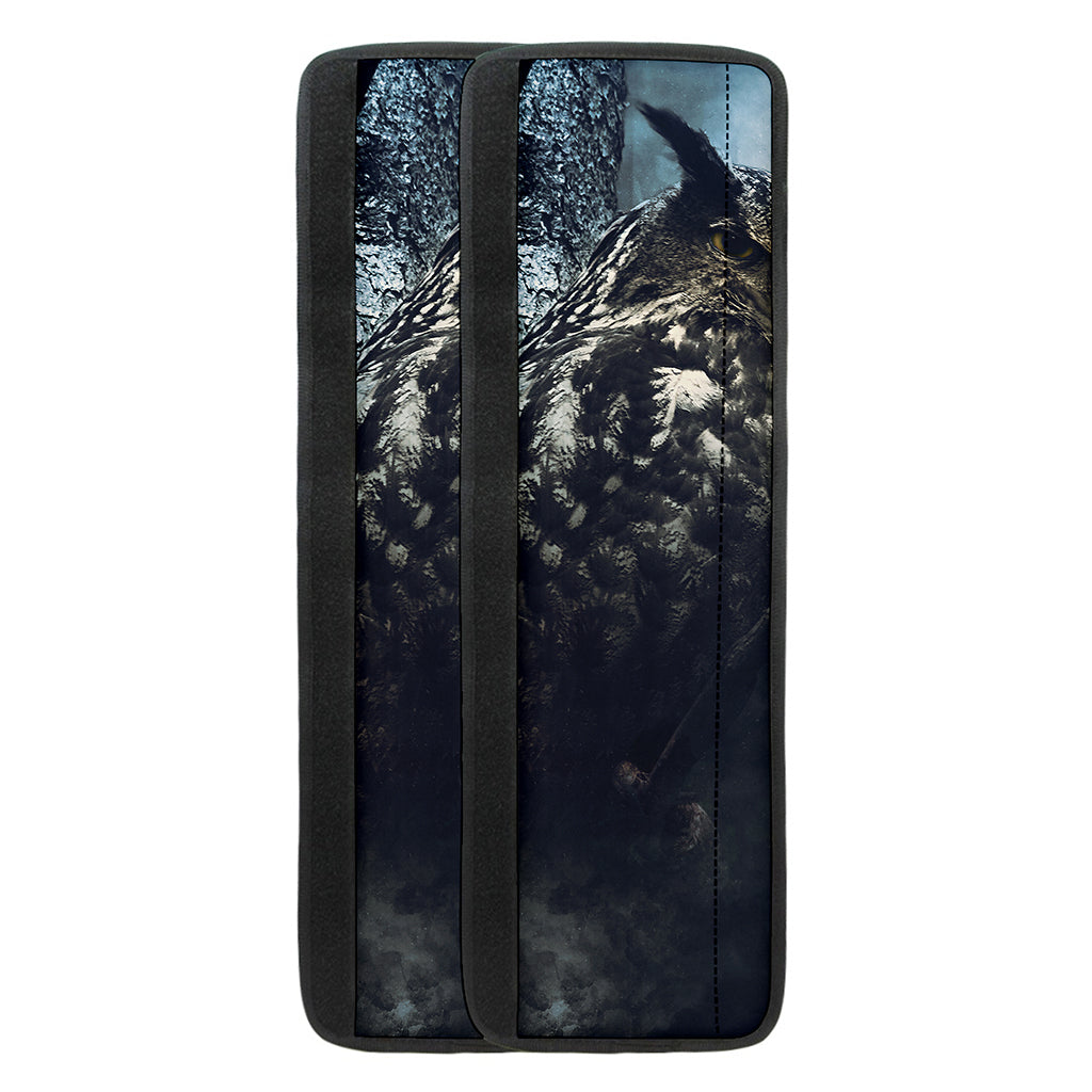 Owl At Night Print Refrigerator Handle Covers