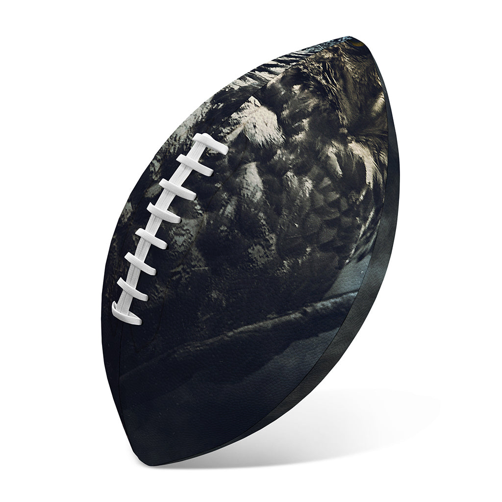 Owl At Night Print Rugby Ball