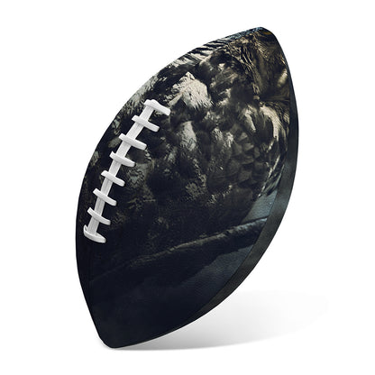 Owl At Night Print Rugby Ball