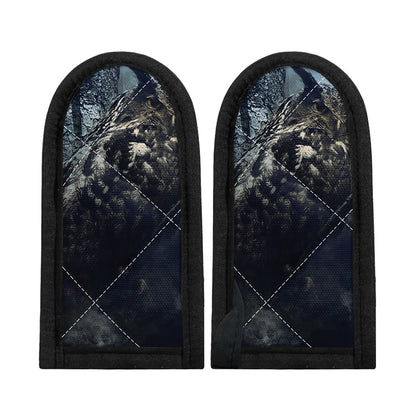 Owl At Night Print Skillet Handle Cover