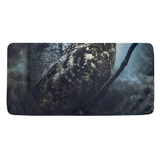 Owl At Night Print Towel