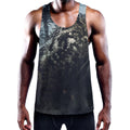 Owl At Night Print Men's Workout Tank Top