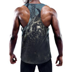 Owl At Night Print Training Tank Top