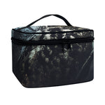 Owl At Night Print Travel Makeup Bag