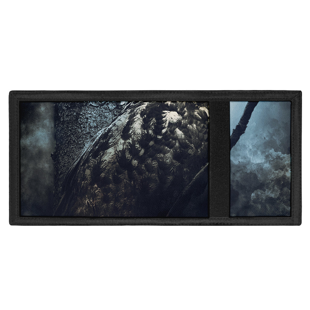 Owl At Night Print Trifold Wallet