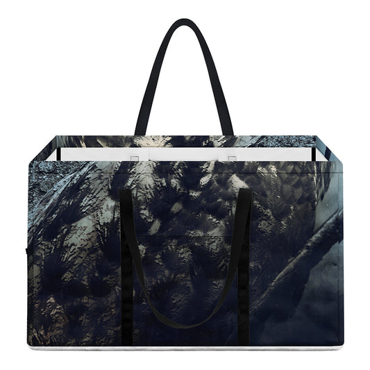 Owl At Night Print Utility Tote Bag