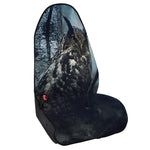 Owl At Night Print Waterproof Car Seat Cover