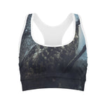 Owl At Night Print Women's Sports Bra