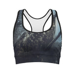 Owl At Night Print Women's Sports Bra