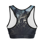 Owl At Night Print Women's Sports Bra