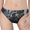 Owl At Night Print Women's Thong