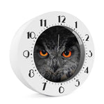 Owl Eyes Print Alarm Clock
