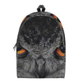 Owl Eyes Print School Backpack