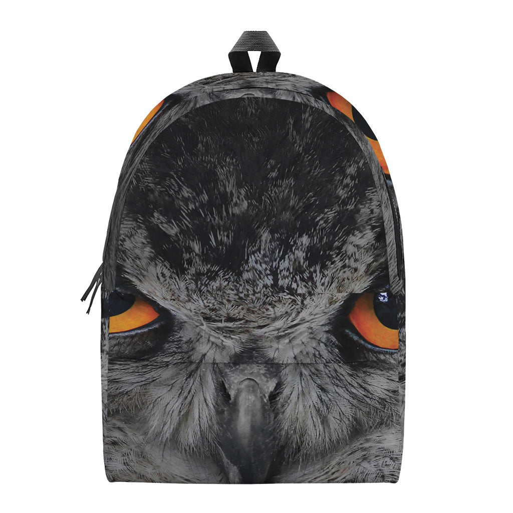 Owl Eyes Print Backpack