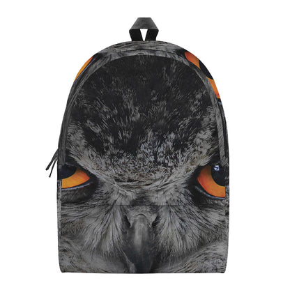 Owl Eyes Print Backpack