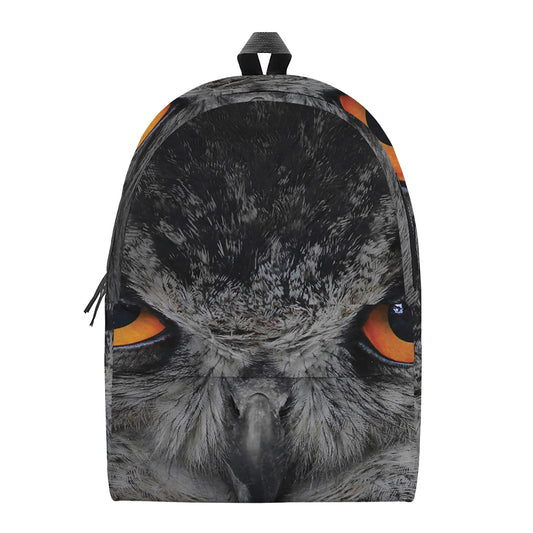 Owl Eyes Print Backpack