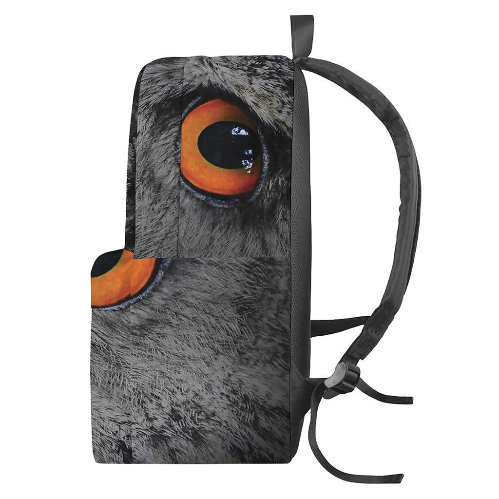 Owl Eyes Print Backpack
