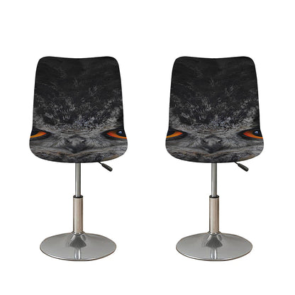 Owl Eyes Print Bar Stool Covers