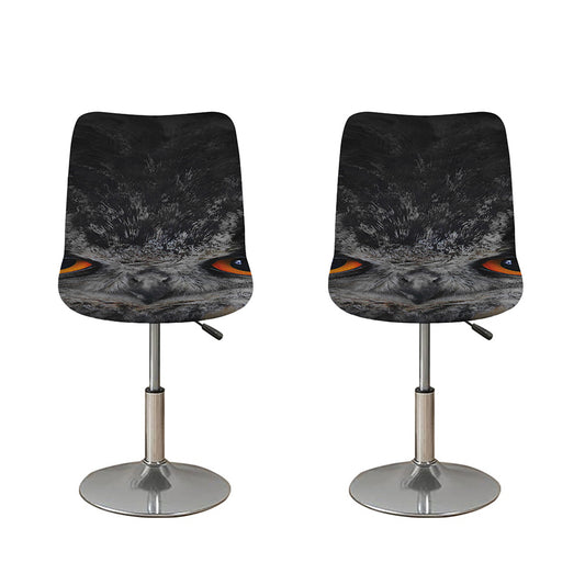 Owl Eyes Print Bar Stool Covers