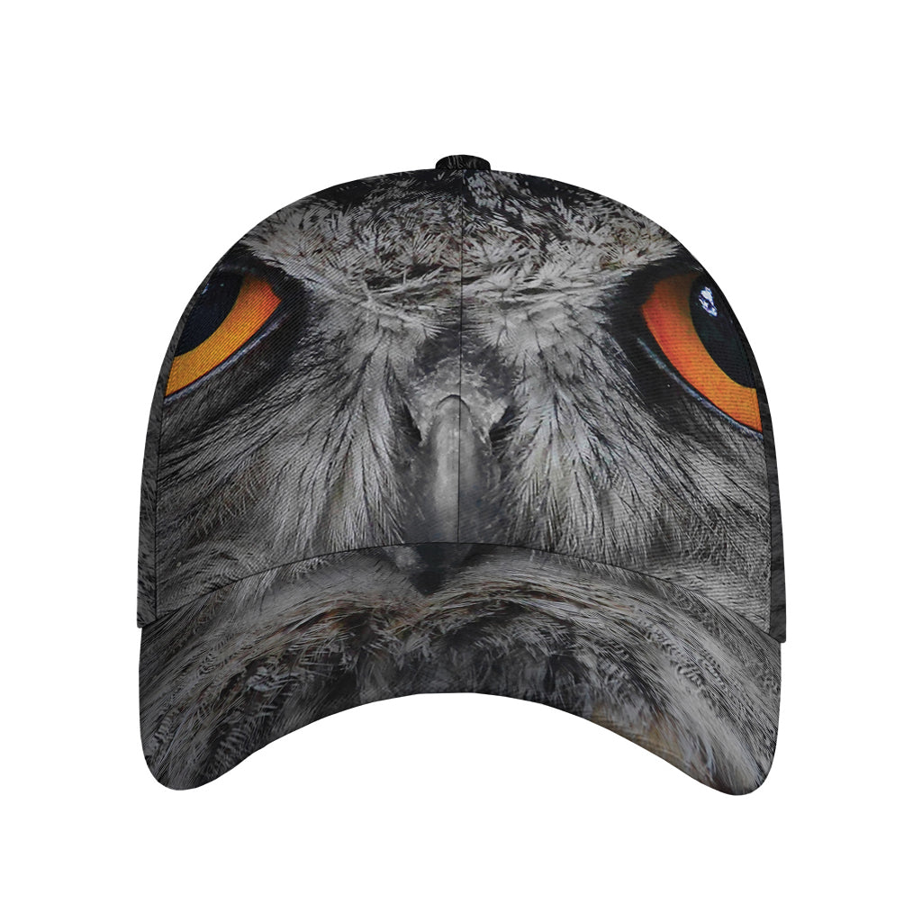Owl Eyes Print Baseball Cap