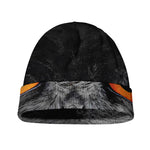 Owl Eyes Print Beanie