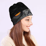 Owl Eyes Print Beanie