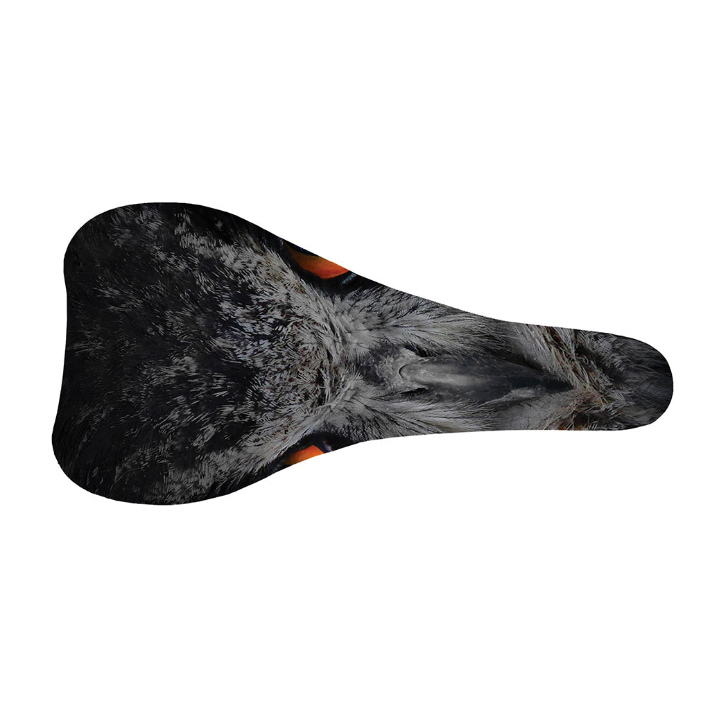 Owl Eyes Print Bicycle Seat Cover