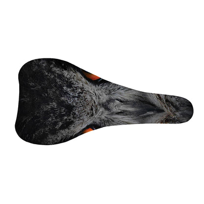 Owl Eyes Print Bicycle Seat Cover