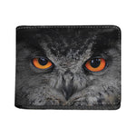 Owl Eyes Print Bifold Wallet