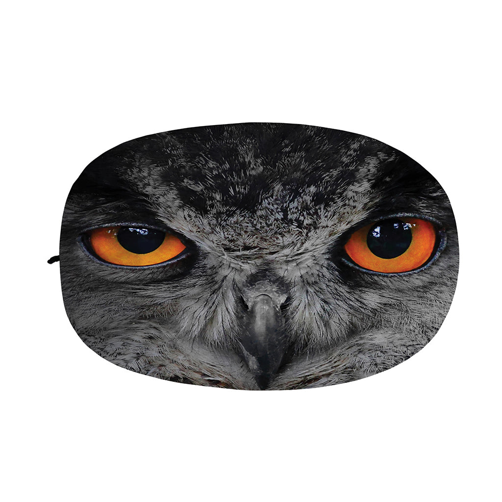 Owl Eyes Print Car Side Mirror Covers