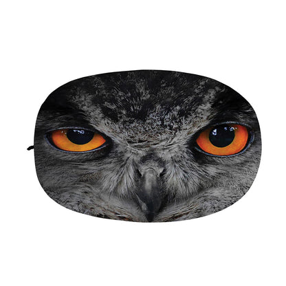 Owl Eyes Print Car Side Mirror Covers