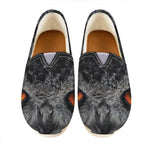 Owl Eyes Print Casual Shoes