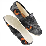 Owl Eyes Print Casual Shoes