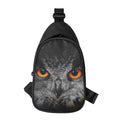 Owl Eyes Print Sling Bag