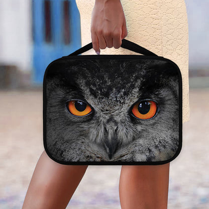 Owl Eyes Print Classic Bible Case