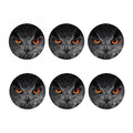 Owl Eyes Print Coaster Set