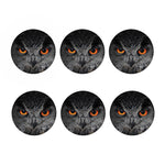 Owl Eyes Print Coaster Set