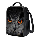 Owl Eyes Print Crossbody Lunch Bag