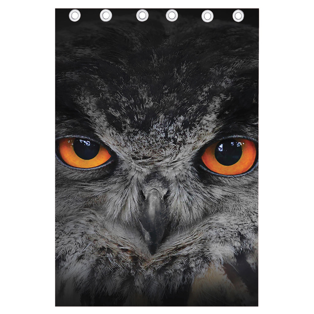 Owl Eyes Print Curtain