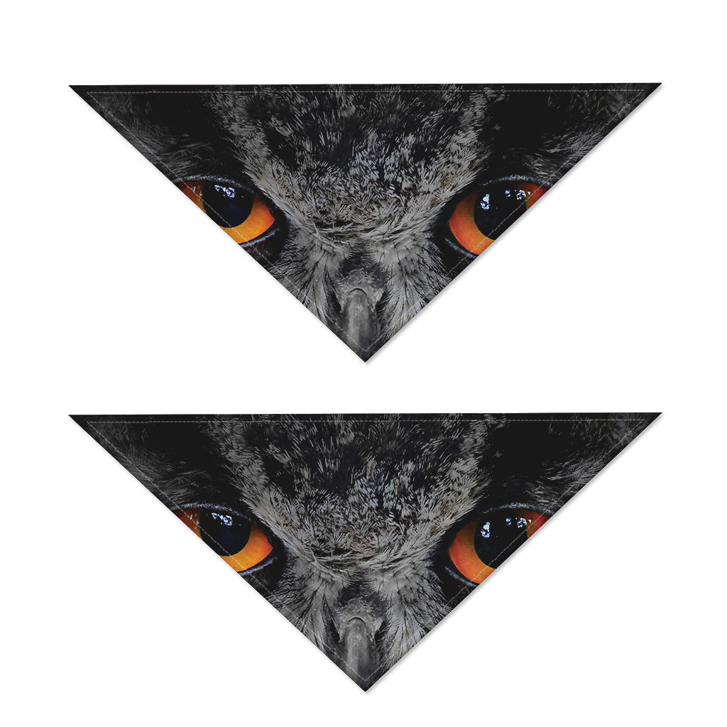 Owl Eyes Print Dog Bandana