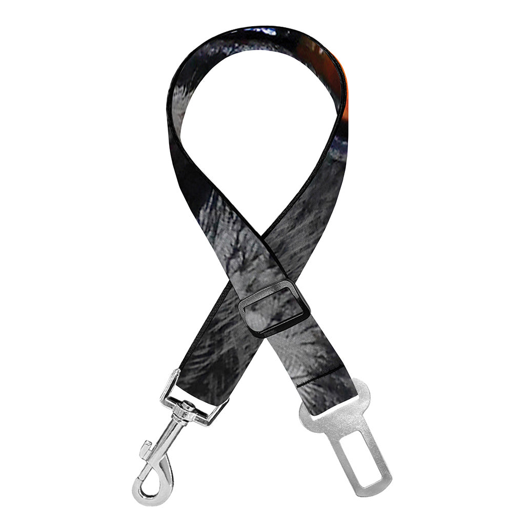 Owl Eyes Print Dog Seat Belt