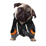 Owl Eyes Print Dog Zip Up Hoodie