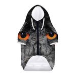 Owl Eyes Print Dog Zip Up Hoodie