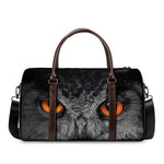 Owl Eyes Print Duffle Bag
