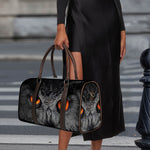 Owl Eyes Print Duffle Bag