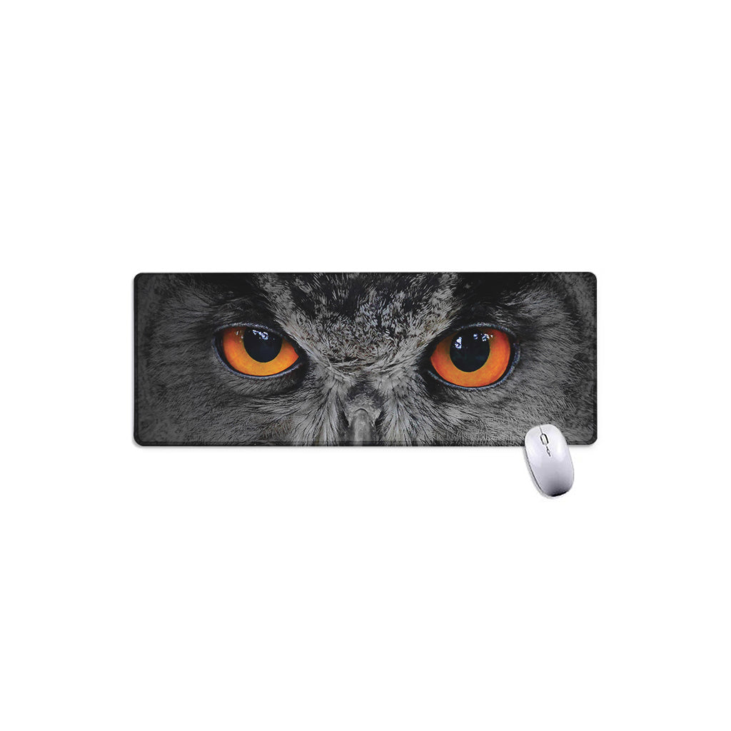 Owl Eyes Print Extended Mouse Pad