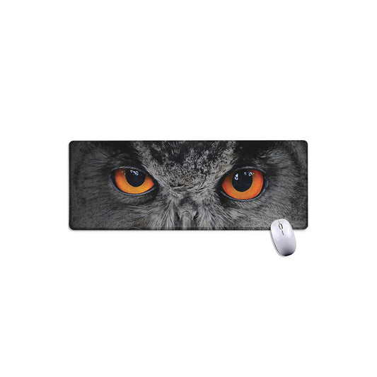 Owl Eyes Print Extended Mouse Pad