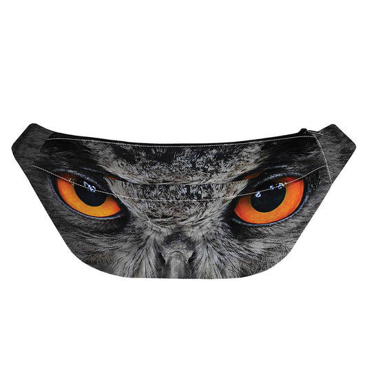 Owl Eyes Print Fanny Pack